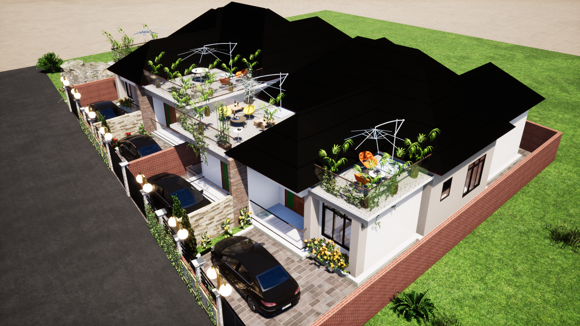 four dwelling 
